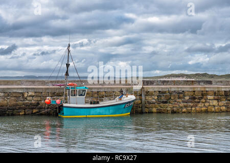 Das Dorf Beadnell können auf der Northumberland Küste gefunden rund zwei Meilen südöstlich von Nevsehir. Stockfoto