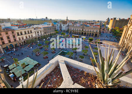 Guadalajara, Mexico-April 14, 2018: Guadalajara Zentrale Dom (Kathedrale der Himmelfahrt Mariens) Stockfoto