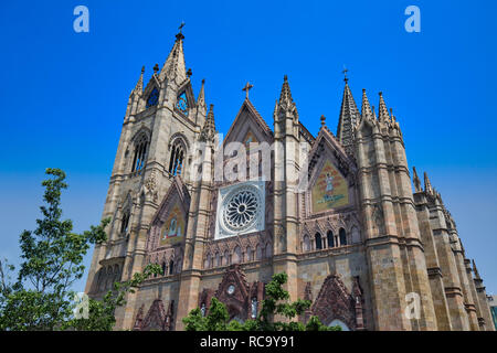 Berühmte Allerheiligsten Tempel in Guadalajara (Templo Expiatorio del Santisimo Sacramento) Stockfoto