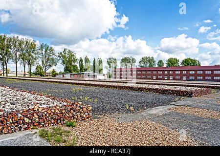 Concentrationcamp (KZ) Neuengamme in Hamburg-Neuengamme (Deutschland); Konzentrationslager (KZ) Neuengamme in Hamburg-Neuengamme Stockfoto