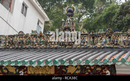 Yeung Hau Tempel in das Fischerdorf Tai O Stockfoto