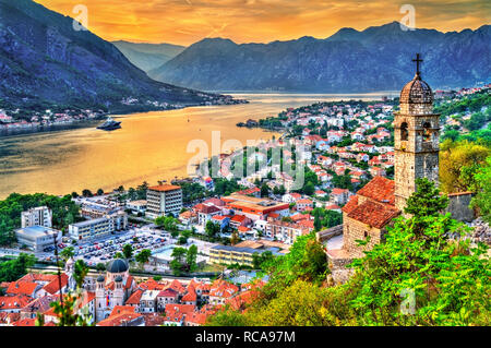 Kirche Unserer Lieben Frau von Remedy in Kotor, Montenegro Stockfoto