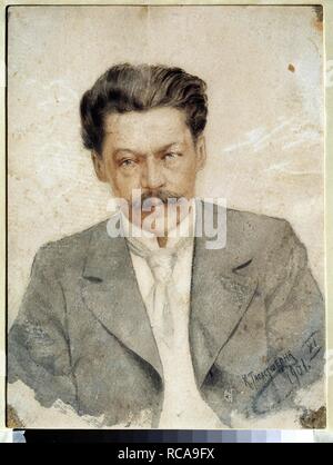 Portrait des Komponisten Anton Arensky (1861-1906). Museum: Zustand S. Tschaikowsky Memorial Museum, Klin. Autor: Tavastjerna, Karl. Stockfoto