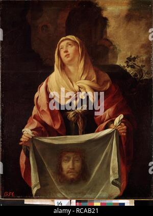 Saint Veronica. Museum: Staatliche Eremitage, St. Petersburg. Autor: BLANCHARD, Jacques. Stockfoto