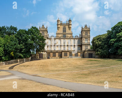 Wallaton Hall, die im 16. Als Land von Elisabeth I., umgeben von einem großen Park gebaut. Jetzt ist es öffentlich von Nottingham City Council. Stockfoto