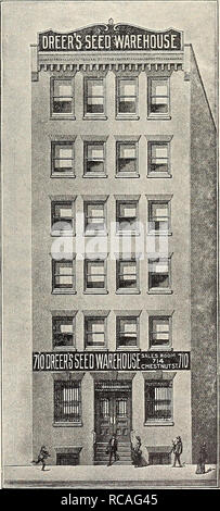 . Dreer's Garten Buch: 1906. Samen Kataloge; Baumschulen Kataloge; Gartengeräte und Zubehör Kataloge; Blumen Samen Kataloge; Gemüse; Früchte Samen Samen Kataloge Kataloge. Speichern und Office, 714 Chestnut Street. Saatgut und die Glühbirne^ Varehouse, 710 Locust Street. Den vollen Wert Ihres Geldes für alle ist das grundlegende Prinzip, in denen wir immer wieder begegnen, und verweisen wir auf unseren Ruf als Beweis dafür, dass wir bis auf das Gebot zu leben. (1). Bitte beachten Sie, dass diese Bilder aus gescannten Seite Bilder, die digital für die Lesbarkeit verbessert haben mögen - Färbung und Aussehen dieser Illus extrahiert werden Stockfoto