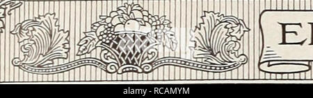 . Ellwanger &Amp; Barry Mt Hoffnung Baumschulen 1916. Baumschulen (Gartenbau) Kataloge; Rosen Saatgut Kataloge Kataloge; Erdbeeren; Glühlampen (Pflanzen) Kataloge; Obst; Blumen Kataloge Kataloge. . Bitte beachten Sie, dass diese Bilder sind von der gescannten Seite Bilder, die digital für die Lesbarkeit verbessert haben mögen - Färbung und Aussehen dieser Abbildungen können nicht perfekt dem Original ähneln. extrahiert. Mount Hope Baumschulen; Ellwanger &Amp; Barry; Henry G. Gilbert Baumschule und Saatgut Handel Katalog Kollektion. Rochester, N.Y.: Ellwanger &Amp; Barry Stockfoto