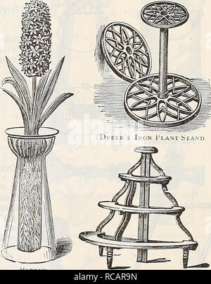 . Dreer ist Herbst Katalog: 1898 Blumenzwiebeln, Pflanzen, Samen & Amp; c. Die Glühbirnen (Pflanzen) Kataloge; Blumen Samen Kataloge; Gartengeräte und Zubehör Kataloge; Baumschulen (Gartenbau) Kataloge; Frucht Samen Kataloge. Hoch, oder Belgischen. Glas LILY SCHALEN. Feine Imitation geschliffenes Glas. 6. Halten Sie die 1 Birne, 20 cts. Jedes. 7. auf "2" 25 cts. "! 8. auf "3" 30 cts. "Lily Schüsseln, 5 cts. pro Qt. Japanische Bambus Blumenkörbe japanische BLUMENKÖRBEN. Diese sind wunderbar in komplizierte Designs aus Bambus Dunkel Mahagoni gebeizt, und was ist mit dem japanischen Künstler verwendet Stockfoto