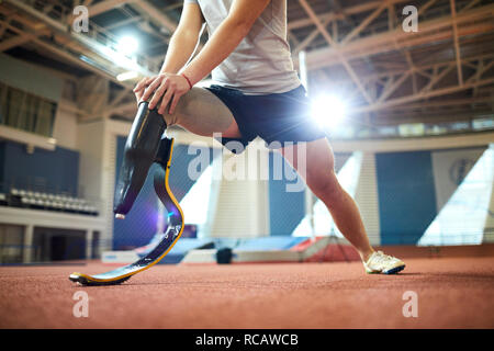 Dabei körperliche Bewegung Stockfoto