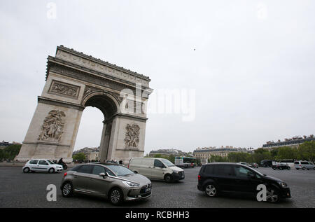 Januar 15, 2019 - Paris, Paris - Notre-Dame de Paris auch als Kathedrale Notre-Dame genannt, ist eine mittelalterliche Kathedrale auf dem ÃƒÅ½le de la CitÃƒÂ © im 4. arrondissement von Paris, Frankreich. (Bild: © SIPA Asien über ZUMA Draht) Stockfoto