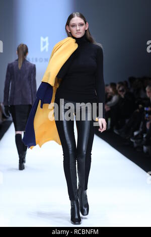 Berlin, Deutschland, 15. Januar 2019, MAISONNOÉE Berlin Fashion Show bei der Mercedes-Benz Fashion Week (Mbfw) Herbst/Winter 2019 im eWerk Berlin in Berlin-Mitte. Bild: Sao Struck/Alamy leben Nachrichten Stockfoto