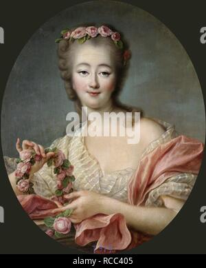 Jeanne Bécu, comtesse du Barry (1743-1793). Museum: Museo del Prado, Madrid. Autor: Drouais, François-Hubert. Stockfoto