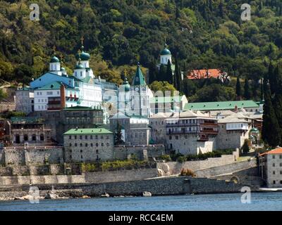 Agiou Panteleimonos Kloster 1. Stockfoto