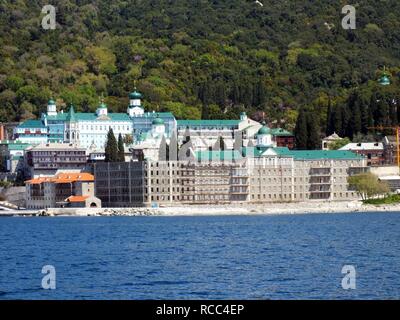 Agiou Panteleimonos Kloster 3. Stockfoto