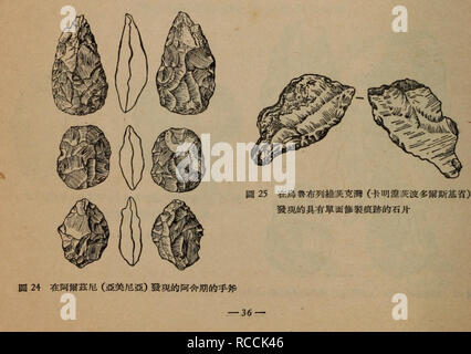 . Di Si Ji Dong Zhi wu qun Ji ren Lei de fa Zhan. Die Mikrobiologie. . Bitte beachten Sie, dass diese Bilder sind von der gescannten Seite Bilder, die digital für die Lesbarkeit verbessert haben mögen - Färbung und Aussehen dieser Abbildungen können nicht perfekt dem Original ähneln.. la ru ke Fu Zhou zhen Zhu bian Qiu zhong Ming lang Deng yi. ke Xue chu verbot sie extrahiert Stockfoto