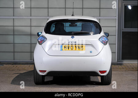 2013 Renault Zoe kompaktes Elektrofahrzeug (EV) Stockfoto