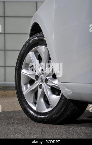 2013 Renault Zoe kompaktes Elektrofahrzeug (EV) Stockfoto