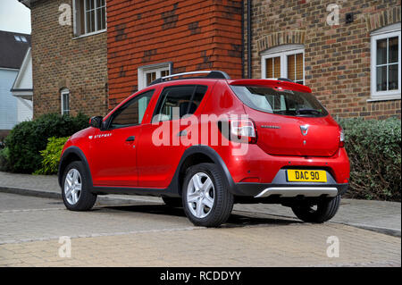 2013 Dacia Sandero Stepway compact soft Offroader SUV-Auto Stockfoto