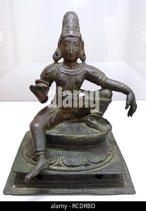 Aiyanar, Süd Indien, C. 14. Jahrhundert n. Chr., Bronze - Matsuoka Stockfoto