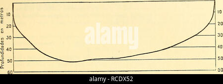 . El Laboratorio biológico - Marino de Porto Pí (Precedentes - fundación - primeros trabajos). Palma de Mallorca (Spanien). Laboratorio Biológico-Marino; Meeresbiologie, Ozeanographie. Estudio batilitológico de la Bahía de Palm^15 NIVEL DEL MAR. Corte IV. - Entrega Punta de S'Estaca y Cap Enderrocat; distancia real, 9,1 Millas. NIVEL DEL MAR. Bitte beachten Sie, dass diese Bilder sind von der gescannten Seite Bilder, die digital für die Lesbarkeit verbessert haben mögen - Färbung und Aussehen dieser Abbildungen können nicht perfekt dem Original ähneln. extrahiert. Buen, Odón de. Madrid: [s. n. ] Stockfoto