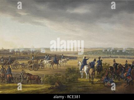 Die Schlacht von Borodino am 26. August 1812. Museum: Staatliche Eremitage, St. Petersburg. Autor: Adam, Albrecht. Stockfoto