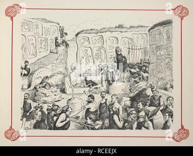 Das Jahr Kunst!. Prähistorische Peeps. Von â € oePunch.â € gezeichnet von E.T. Reed. [Mit 26 Platten.]. London: Bradbury, Agnew & Co., [1896]. Quelle: 1876.b36 peep VIII. Autor: EDWARD TENNYSON REED. Stockfoto