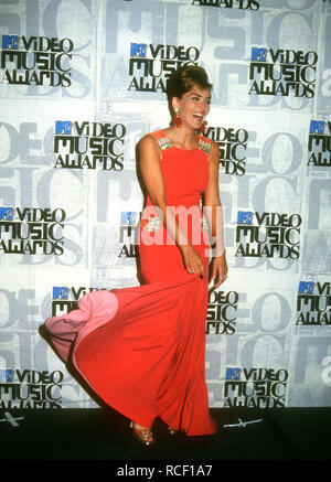 UNIVERSAL CITY, CA - 2. SEPTEMBER: Schauspielerin Sharon Stone besucht die 10. jährlichen MTV Video Music Awards am 2. September 1993 bei Universal Amphitheater in Universal City, Kalifornien. Foto von Barry King/Alamy Stock Foto Stockfoto