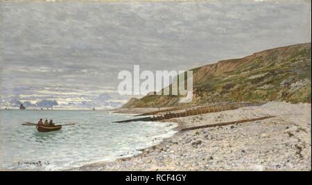 La Pointe de la Hève, Le Havre. Museum: National Gallery, London. Thema: Monet, Claude. Stockfoto