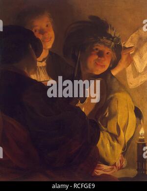 Konzert. Museum: Staatliche Eremitage, St. Petersburg. Autor: TERBRUGGHEN, Hendrick Jansz. Stockfoto