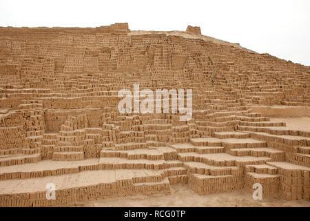 Huaca Pucllana, archäologischen Standort in Lima, Peru Stockfoto