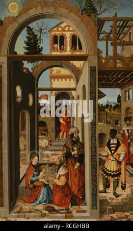 Die Anbetung der Heiligen Drei Könige. Museum: Walters Art Museum, Baltimore. Autor: Stetter, Wilhelm. Stockfoto