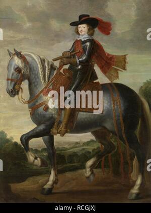 Equestrian portrait von Cardinal-Infante Ferdinand von Österreich. Museum: Groeningemuseum Brügge. Autor: CRAYER, CASPAR DE. Stockfoto