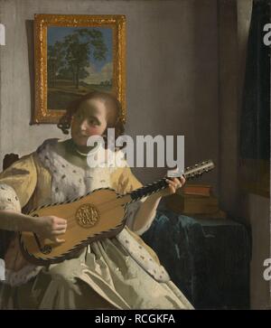 Der Gitarrist. Museum: KENWOOD HOUSE. Thema: Vermeer, Jan (Johannes). Stockfoto