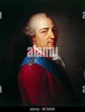 Porträt des Königs Ludwig XV. von Frankreich (1710-1774). Museum: Musée de l'Histoire de France, Château de Versailles. Autor: MONTPETIT, ARMAND - VINCENT DE. Stockfoto