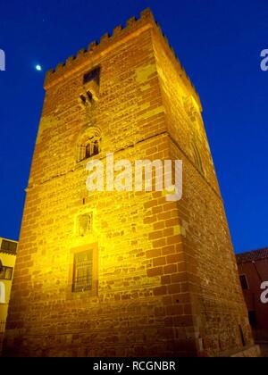 Alcázar de San Juan - Conjunto palastartigen del Gran Vor - Torreón de Don Juan de Austria y Museo de la Orden de San Juan 08. Stockfoto