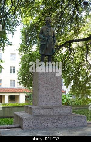 Albert Sidney Johnston von Pompeo Coppini - der Universität von Texas in Austin Stockfoto