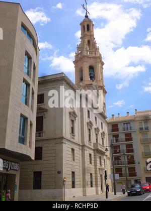 Alcoy - Iglesia Arciprestal de Santa María 01. Stockfoto
