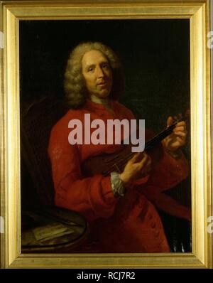 Portrait des Komponisten Jean-Philippe Rameau (1683-1764). Museum: Philharmonie de Paris. Autor: anonym. Stockfoto