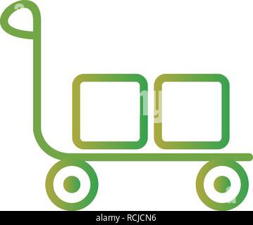 Vektor Trolley Symbol Stock Vektor