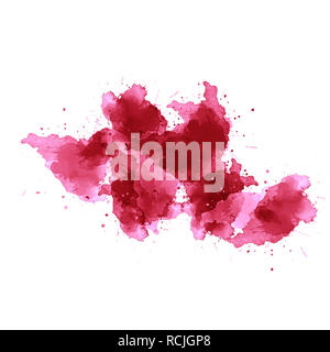 Acryl abstrakt. Detailansicht der Malerei. Farbenfrohe abstrakte Hintergrund. Stockfoto