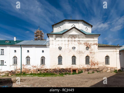 Solowki, der Republik Karelien, Russland - 27. JUNI 2018: Blick auf die Kirche von Philip in der spaso-preobrazhensky Solovetsky Kloster. Russland, Arkhangel Stockfoto