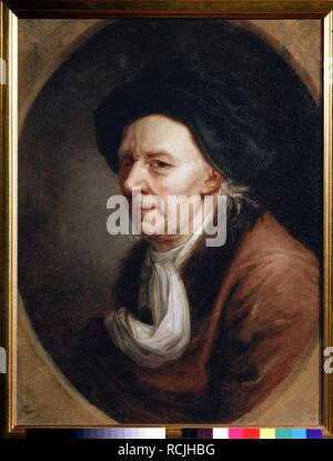 Portrait Der mathematican Leonhard Euler (1707-1783). Museum: Staatliche Tretjakow-Galerie, Moskau. Autor: DARBES, Joseph Friedrich August. Stockfoto