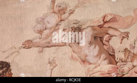 Allegorie des Wassers (Neptun Rettung Amymone) Stockfoto