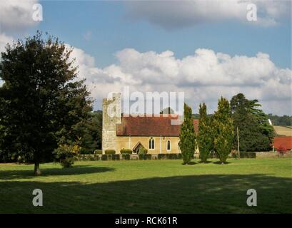 Alle Heiligen, West Farleigh. Stockfoto