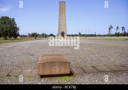 Konzentrationslager Sachsenhausen Deutschland sowjetische Befreiung Gedenkstätte Stockfoto