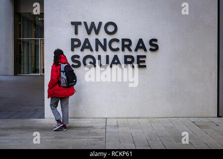 Zwei Pancras Square Kings Cross, London Stockfoto