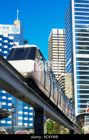 Monorail, Sydney, New South Wales, Australien, Stockfoto