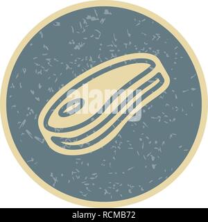 Vektor Fleisch Symbol Stock Vektor