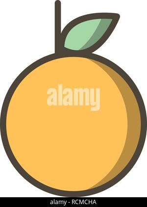 Vektor-Orange-Symbol Stock Vektor