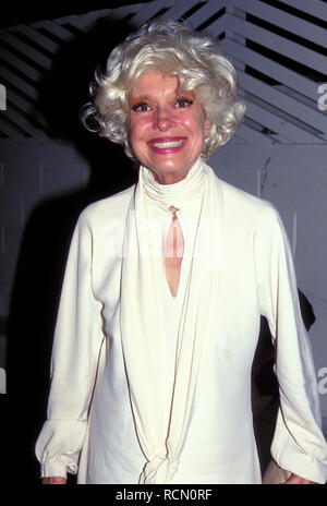 Juni 15, 1993 - Los Angeles, Kalifornien, USA - Schauspielerin Carol Channing. (Bild: © Kathy Hutchins/ZUMA Drücken) Stockfoto